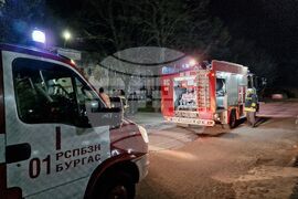 Бургас - Център за психично здраве - пожар