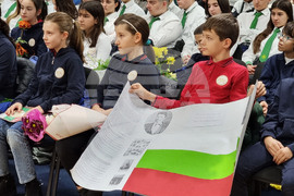 Видин - Христина Богданова - родственица на Левски - среща с ученици