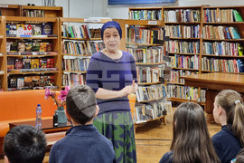 Видин - Христина Богданова - родственица на Левски - среща с ученици