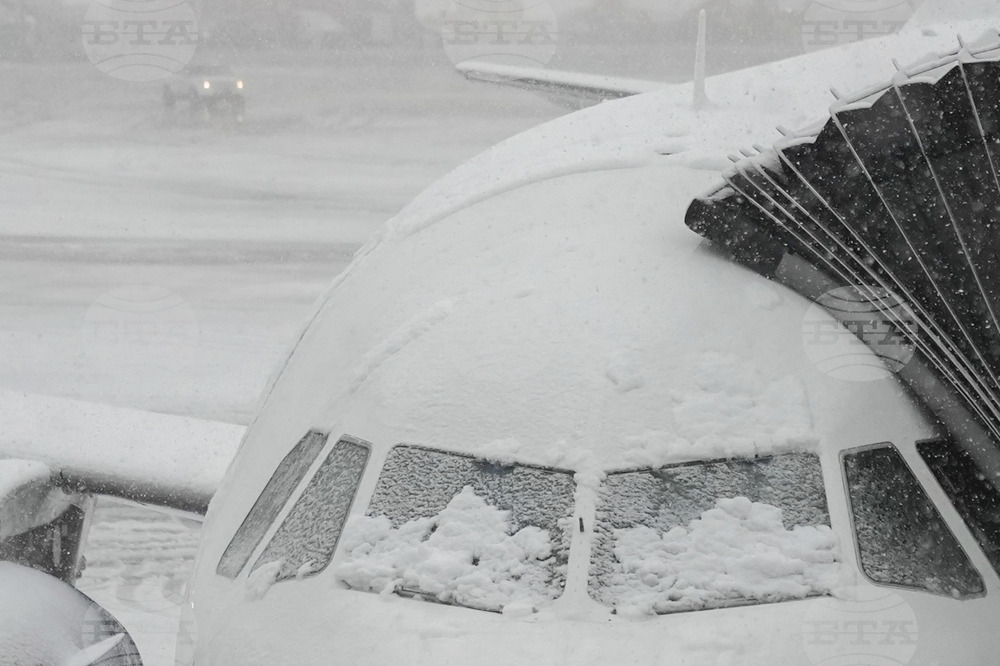 Виенското летище е затворено заради снеговалеж