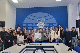 Национален пресклуб на БТА Ловеч - ученици - посещение