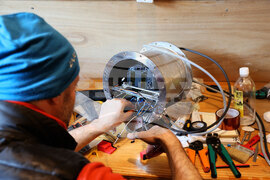 Engineer at Bulgarian Antarctic Base Presents Device, Process of Creating Measurement System for Recording Atmospheric Parameters of Glaciers