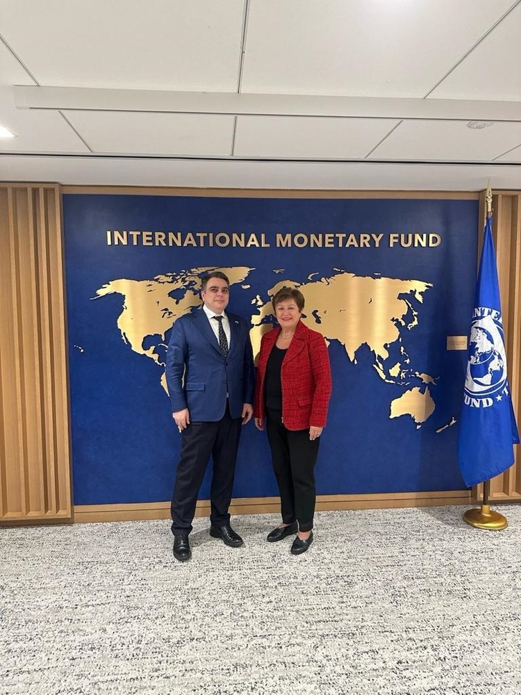 МФ: Готовността на България за присъединяване към еврозоната обсъдиха министър Василев и управляващият директор на МВФ Кристалина Георгиева