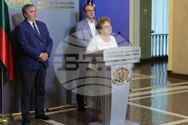 Министерски съвет - Радка Аргирова - брифинг