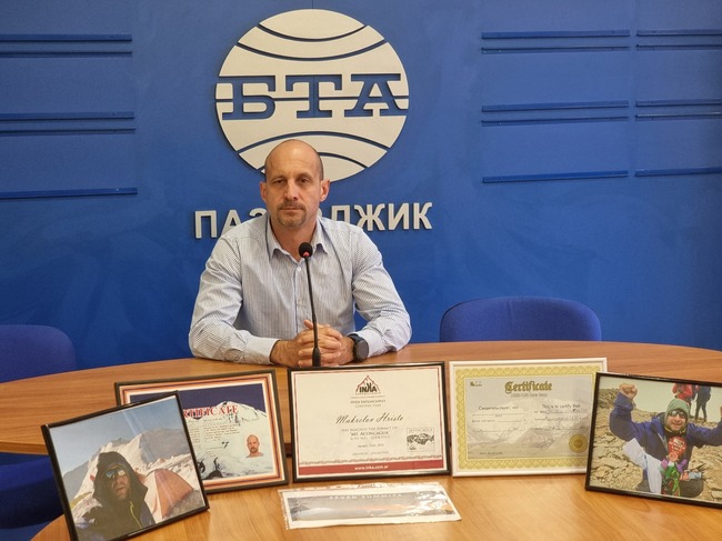 Христо Макрелов разказва за покоряването на връх Аконкагуа в Андите и каузата си, посветена на хората с ДЦП и Синдром на Даун