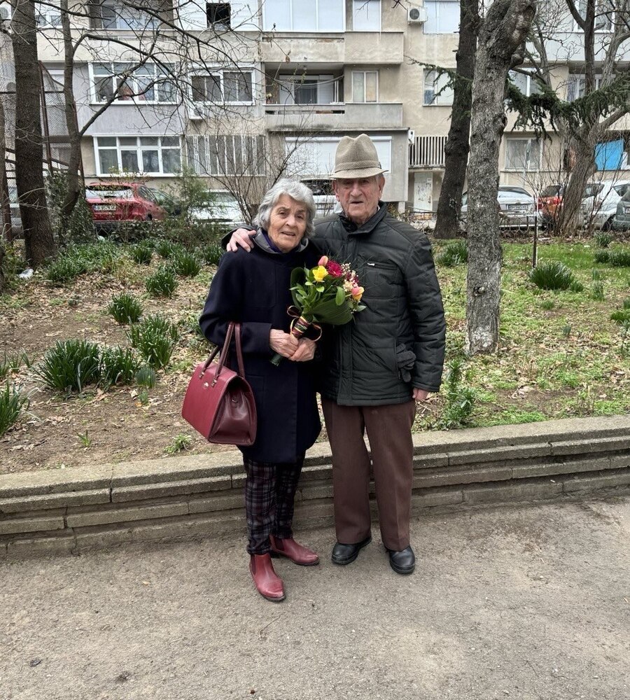 Община Русе: Петър и Димитрина Папазови са най-възрастната женена двойка в община Русе