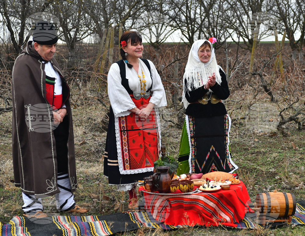 Село Конево - Трифон Зарезан - възстановка