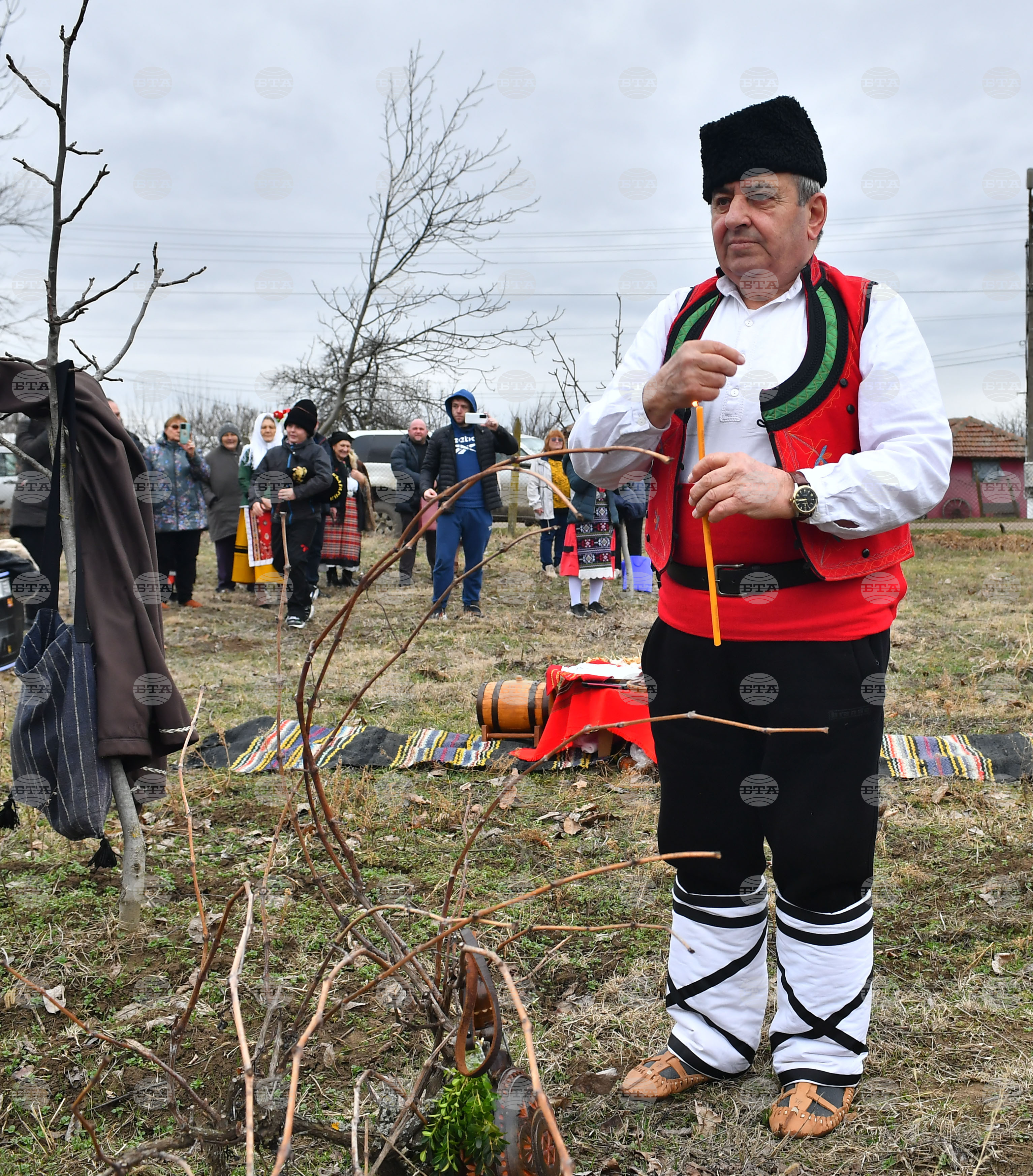 Село Конево - Трифон Зарезан - възстановка