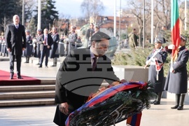 Паметник на незнайния воин - Ален Симонян - официално посещение