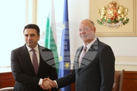 Паметник на незнайния воин - Ален Симонян - официално посещение