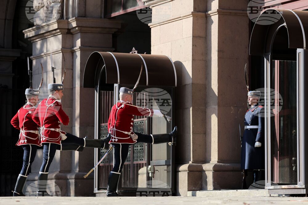 Акредитивни писма - гвардейци - церемония