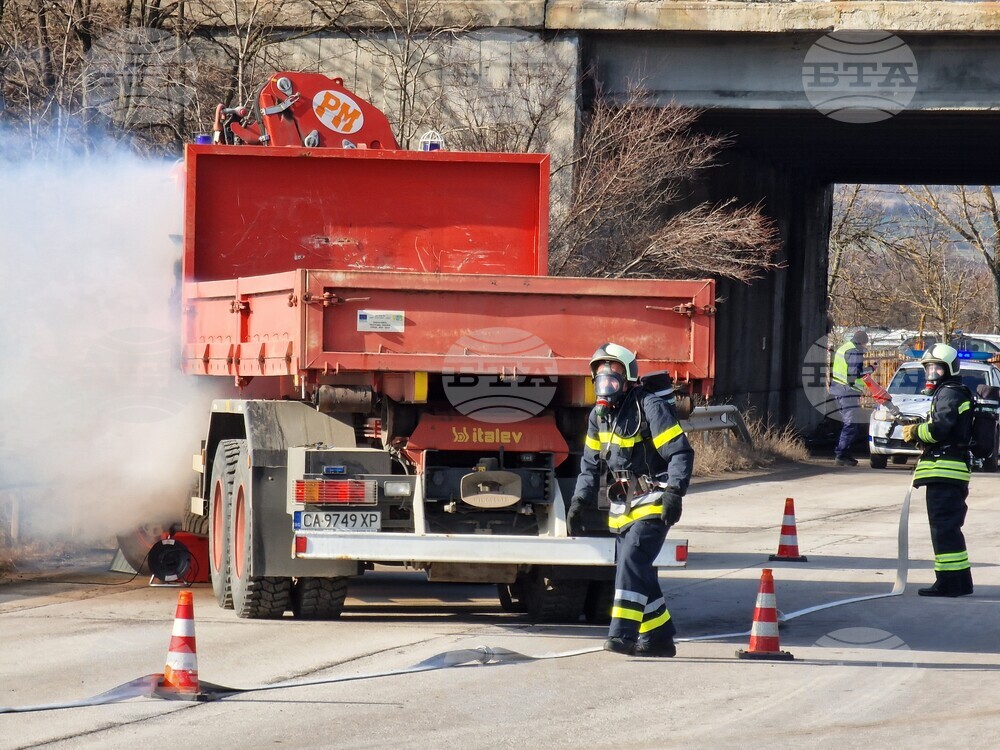 Село Мухово - Пактическо учение на тема „Действия при пътнотранспортно произшествие