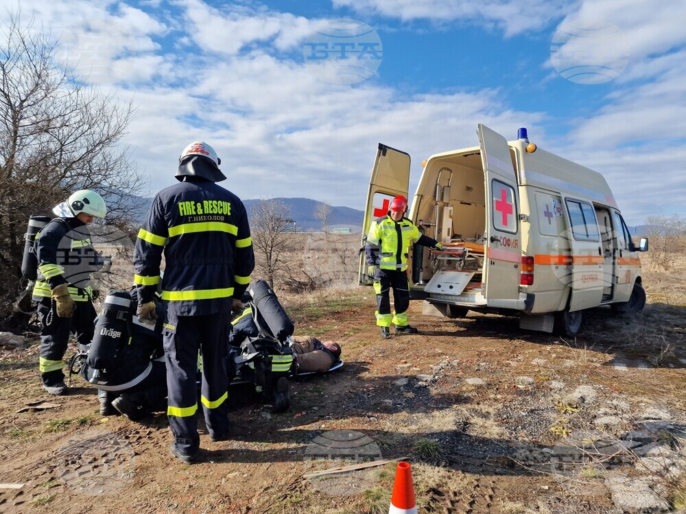 Село Мухово - Пактическо учение на тема „Действия при пътнотранспортно произшествие