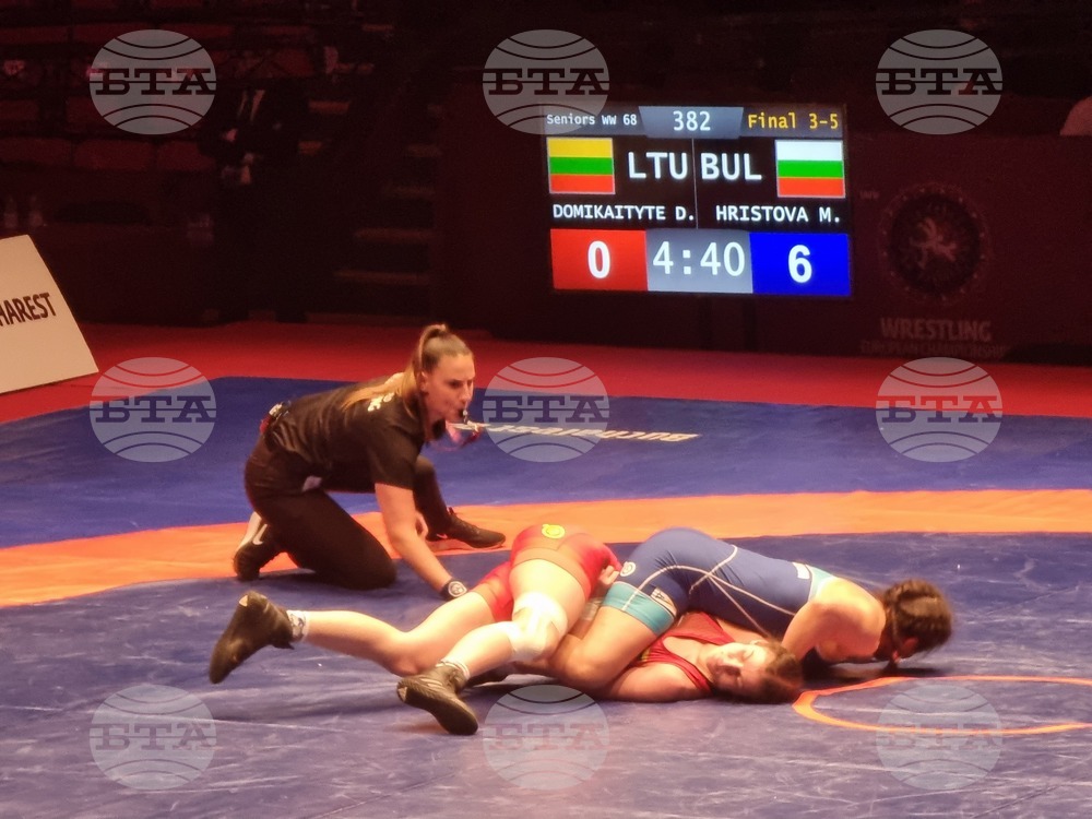 Mimi Hristova Wins Bulgaria's 5th Bronze Medal at European Wrestling Championships