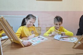 Петрич - масово рисуване на портрет на Васил Левски