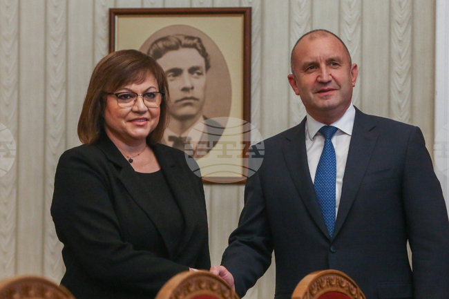 Румен Радев - БСП - консултации