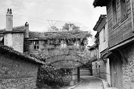 Несебър - Стария град - възрожденски къщи - изглед