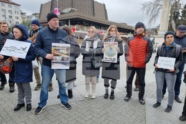 Варна - бдение в памет на Алексей Навални