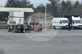 Казанлък - камион - инцидент