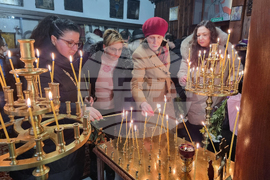 Варна - храм „Св. Архангел Михаил“ - заупокойна молитва за Левски