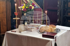 Варна - храм „Св. Архангел Михаил“ - заупокойна молитва за Левски