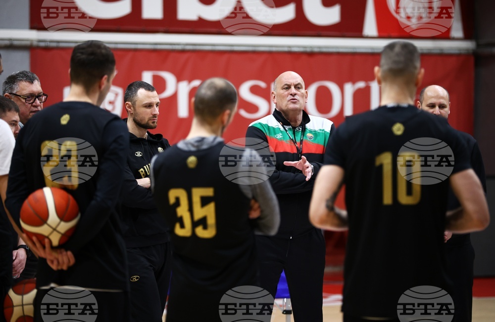 Баскетбол - мъжки национален отбор на България - открита тренировка