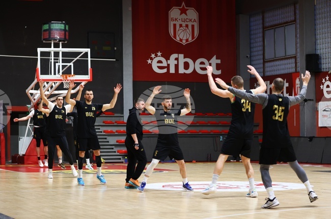 Баскетбол - мъжки национален отбор на България - открита тренировка