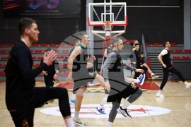 Баскетбол - мъжки национален отбор на България - открита тренировка