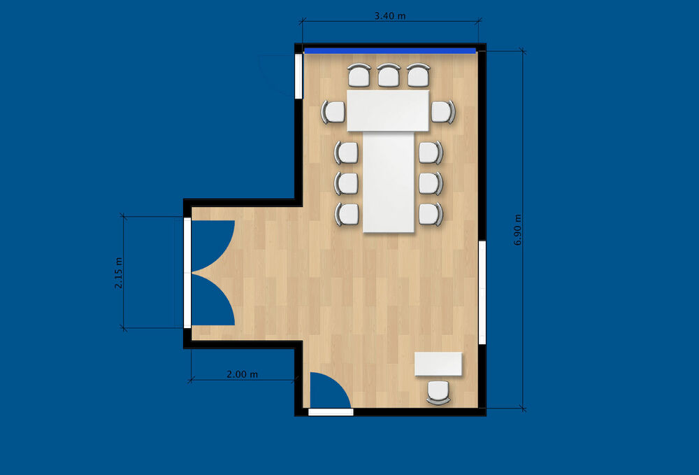 National Press Club -  layout of the hall