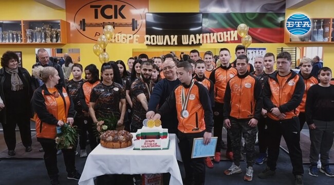 Русе посрещна четирикратния европейски шампион по вдигане на тежести Ангел Русев