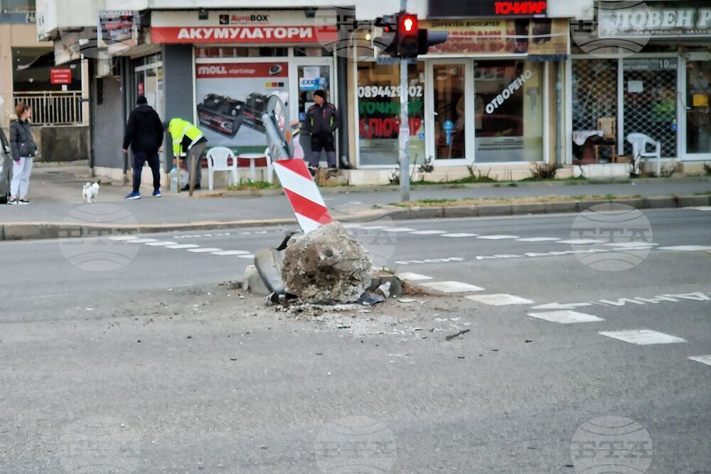 Бургас - пътен инцидент