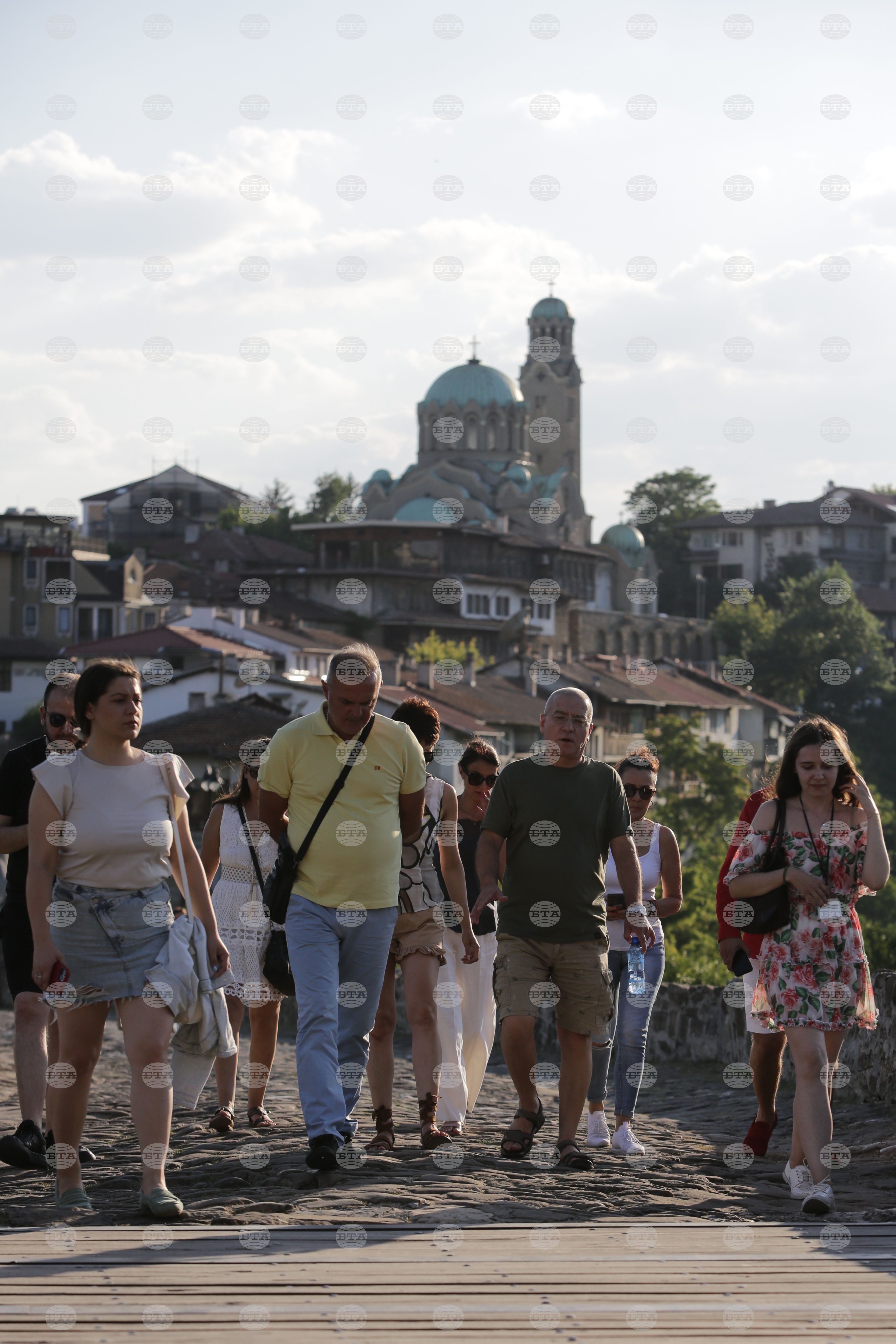 Велико Търново - журналисти - България - Република Северна Македония - „Време за разговор“ - резерват „Царевец”