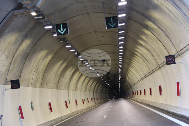 За час ще бъде спряно движението в посока София на тунел „Железница“ на автомагистрала „Струма“ 