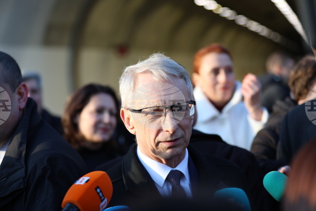 Благоевград - АМ Струма - тунел „Железница“ - Николай Денков - Андрей Цеков - брифинг