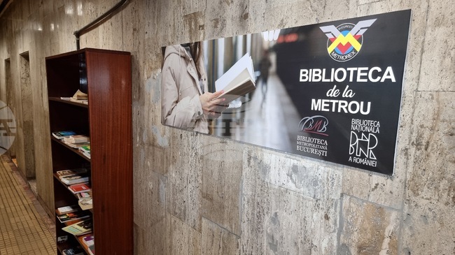 Румъния - Букурещ - метро - книги
