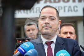 Бургас - Калин Стоянов - брифинг