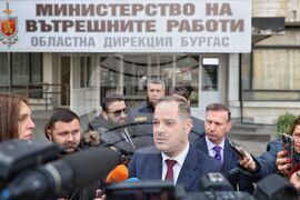 Бургас - Калин Стоянов - брифинг