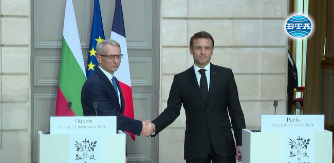 Утвърждава се силното партньорство между Франция и България, каза премиерът Николай Денков в Париж, където се срещна с президента Еманюел Макрон