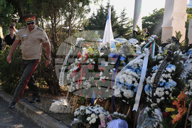 Бургас - летище - годишнина от  терористичен акт - възпоменателна церемония