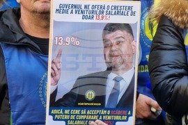 Румъния - протест - лекари - медицински сестри