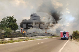 Казанлък - пожар