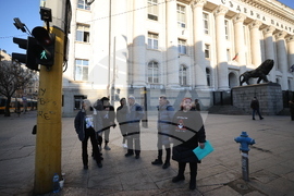 Протест - родители на загинали в ПТП деца