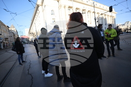 Протест - родители на загинали в ПТП деца