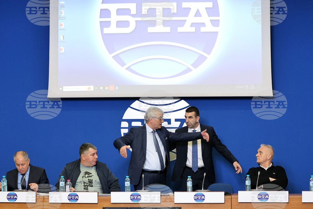 Национален пресклуб на БТА София - пресконференция - „Издигане на кандидатура за президент на Българския футболен съюз“