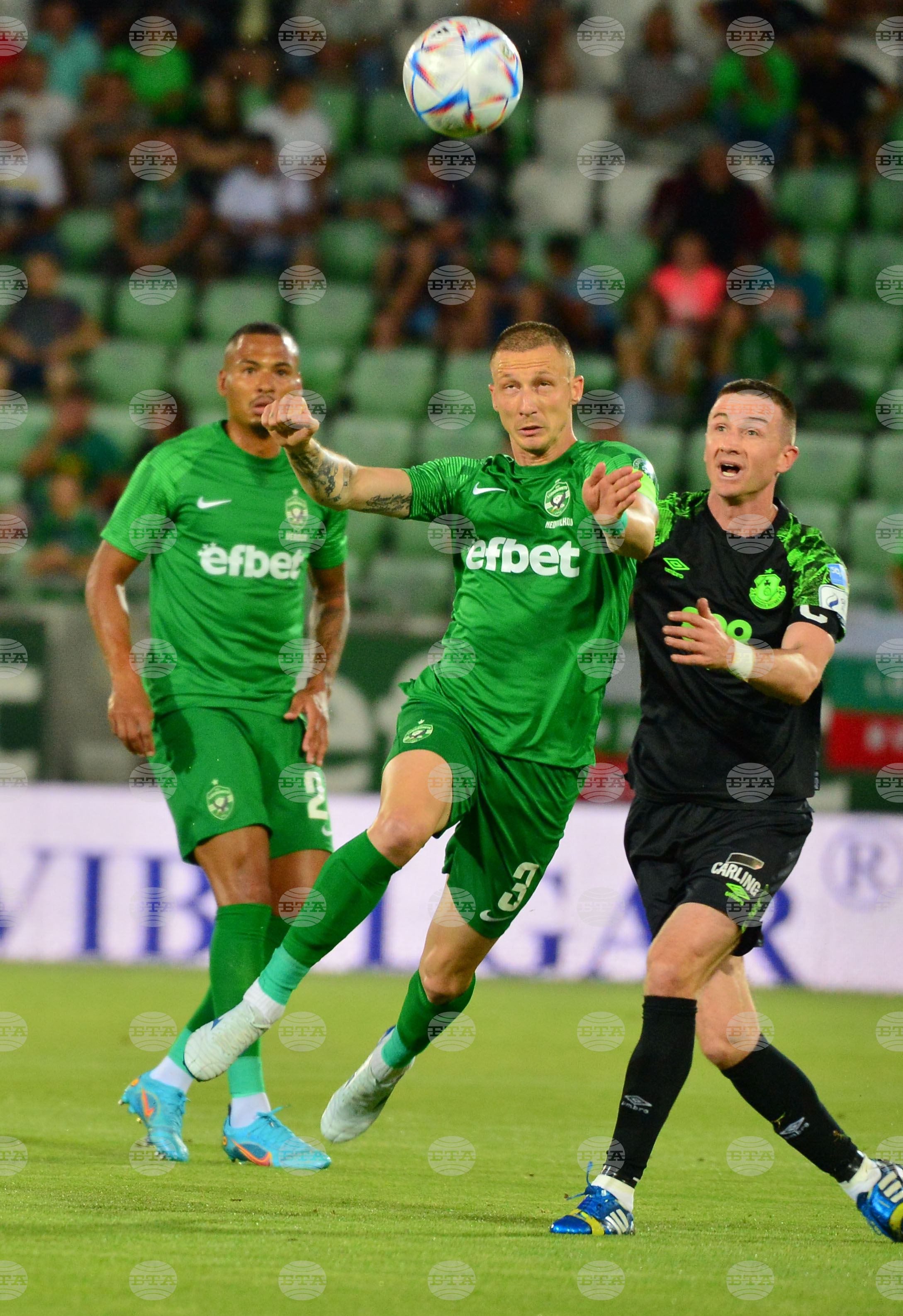 Разград - футбол - Лудогорец - Шамрок Роувърс