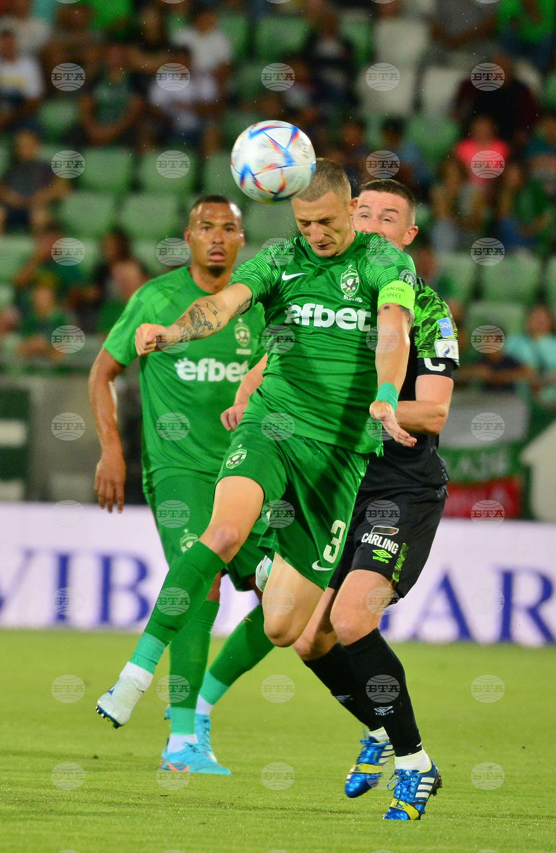 Разград - футбол - Лудогорец - Шамрок Роувърс