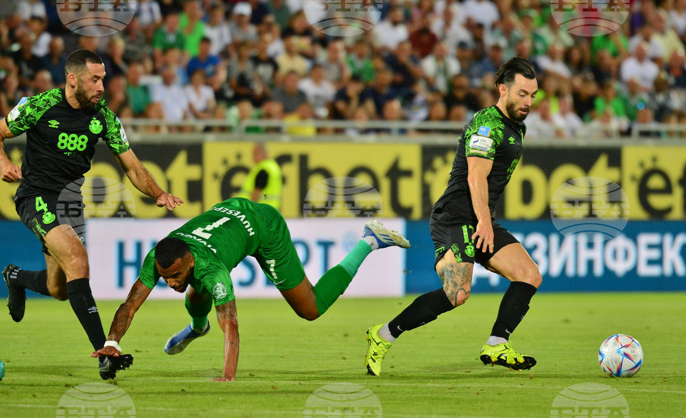 Разград - футбол - Лудогорец - Шамрок Роувърс