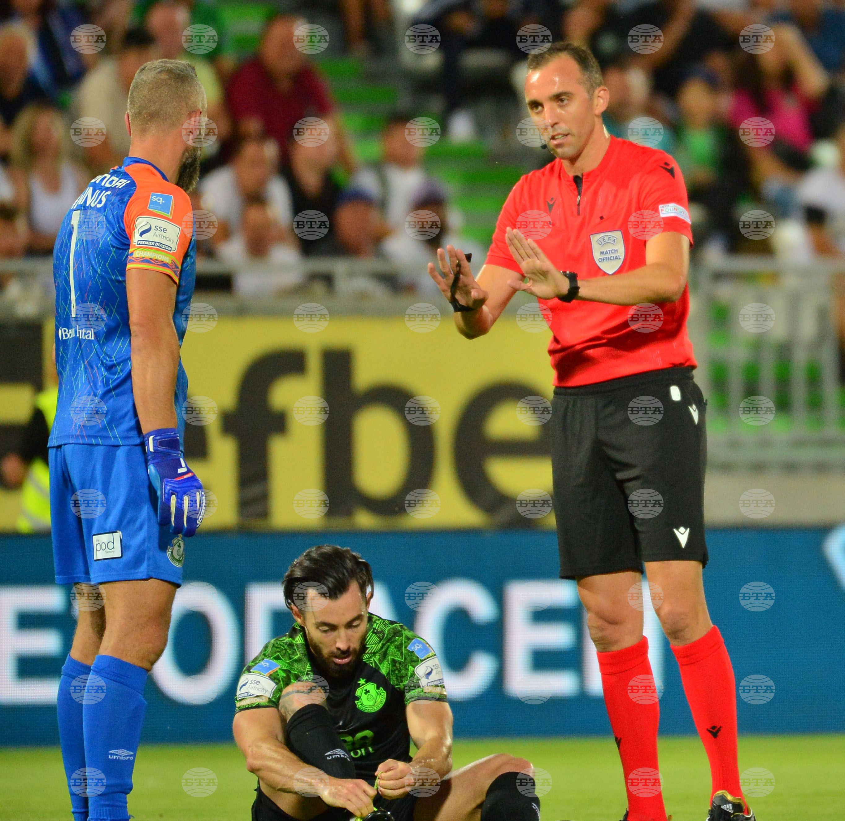 Разград - футбол - Лудогорец - Шамрок Роувърс