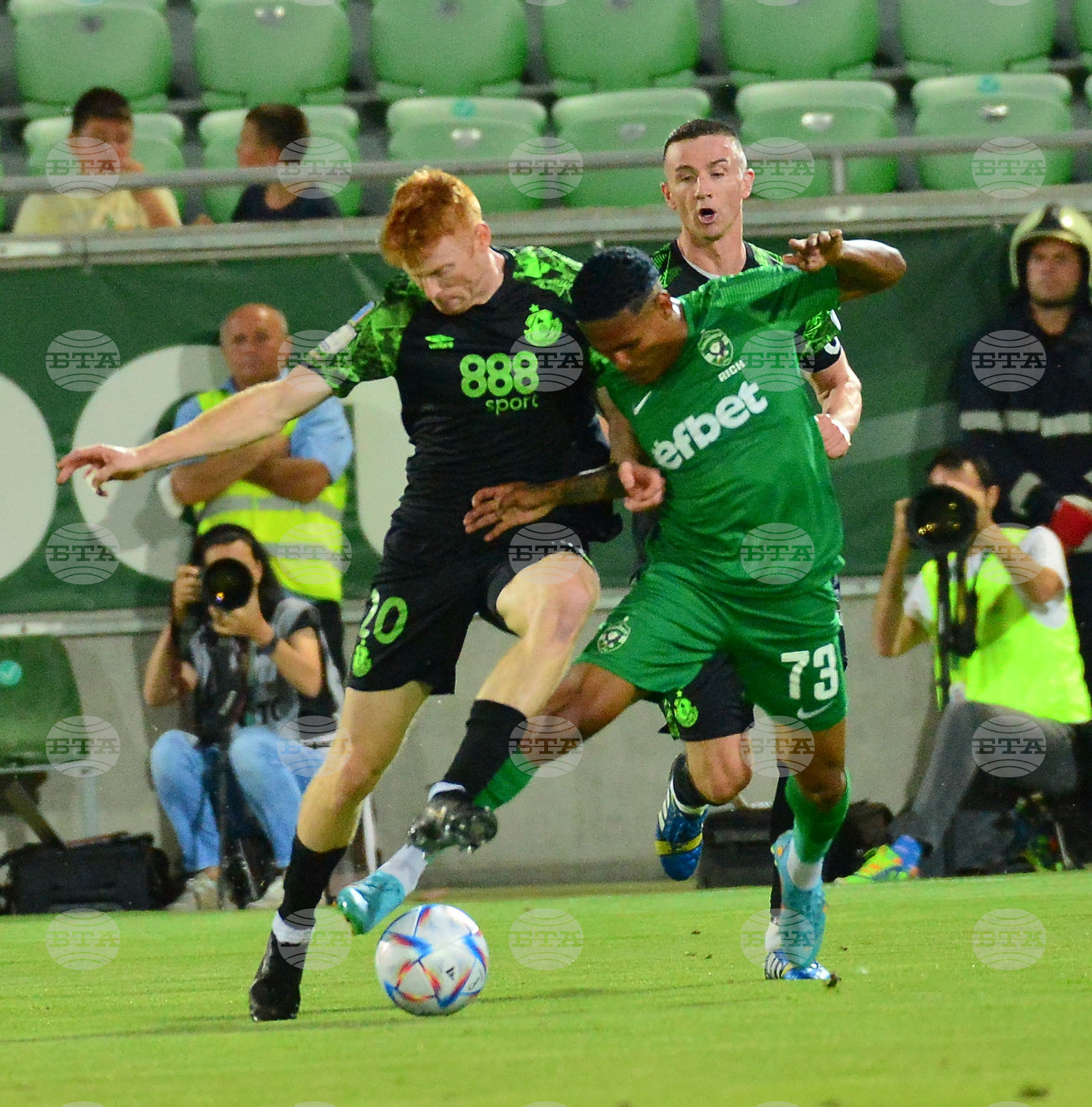 Разград - футбол - Лудогорец - Шамрок Роувърс