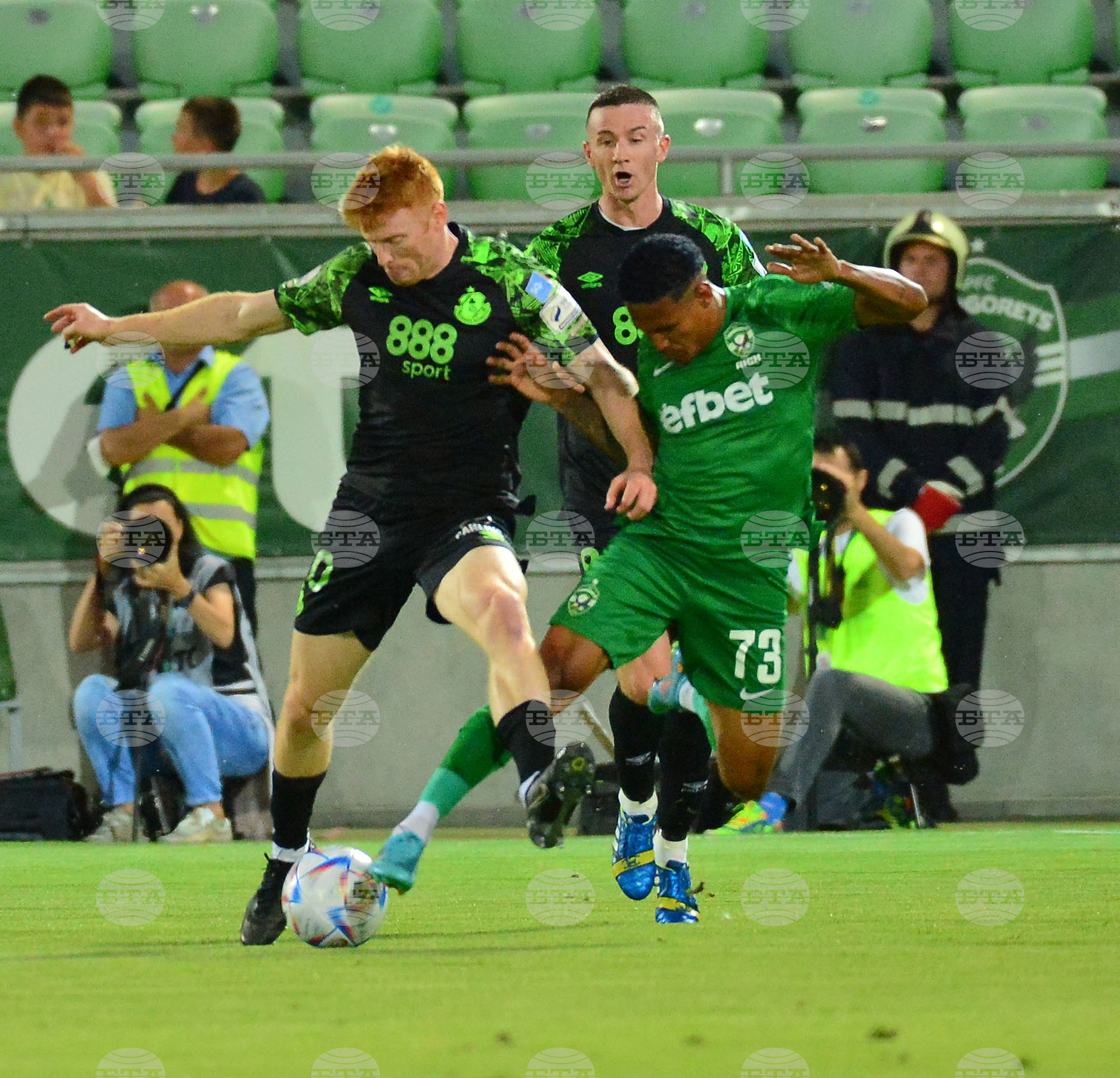 Разград - футбол - Лудогорец - Шамрок Роувърс